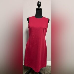 CALVIN Klein SHEATH Dress 6 MAROON